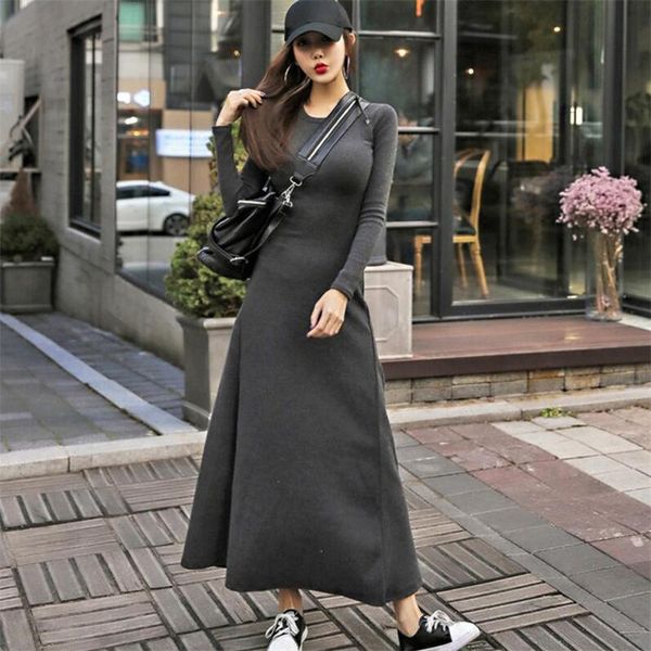 casual dresses -6xl autumn long sleeve o-neck fit for women winter warm solid maxi dress oversize vestidos female plus size, Black;gray
casual dresses -6xl autumn long sleeve o-neck fit for women winter warm solid maxi dress oversize vestidos female plus size, Black;gray
