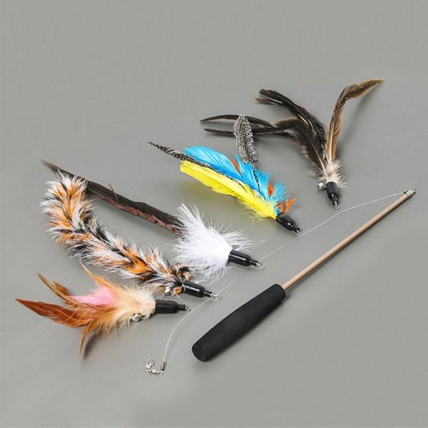 cat toys retractable fishing pole wand toy replacement feather fish interactive teaser set creative pet for kitten
cat toys retractable fishing pole wand toy replacement feather fish interactive teaser set creative pet for kitten