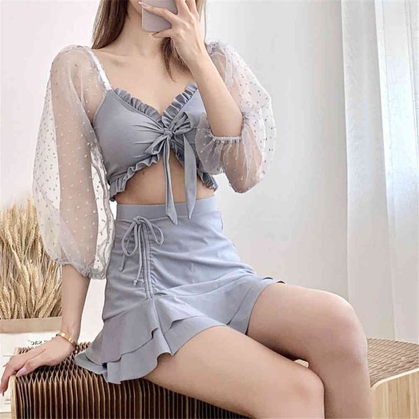 beach 2021 women's resort set 2-piece sleeveless shoulder strap bikini high waist mini skirt
beach 2021 women's resort set 2-piece sleeveless shoulder strap bikini high waist mini skirt