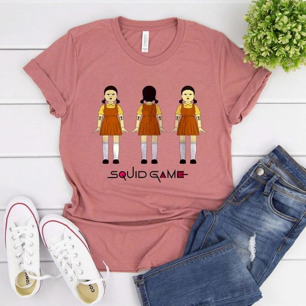 women's t-shirt funny squid game shirt 123 wooden man costumes cosplay graphic tees cartoon kawaii casual tee, White
women's t-shirt funny squid game shirt 123 wooden man costumes cosplay graphic tees cartoon kawaii casual tee, White