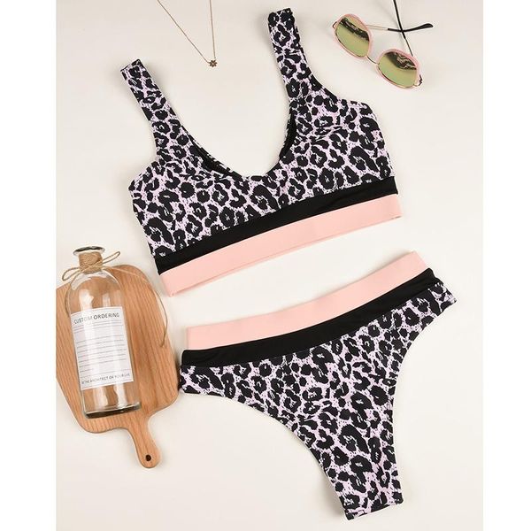 2021 women women two-pieces leopard print bikini set high leg cut bather bathing suit gradient color bikinis beachwear
2021 women women two-pieces leopard print bikini set high leg cut bather bathing suit gradient color bikinis beachwear
