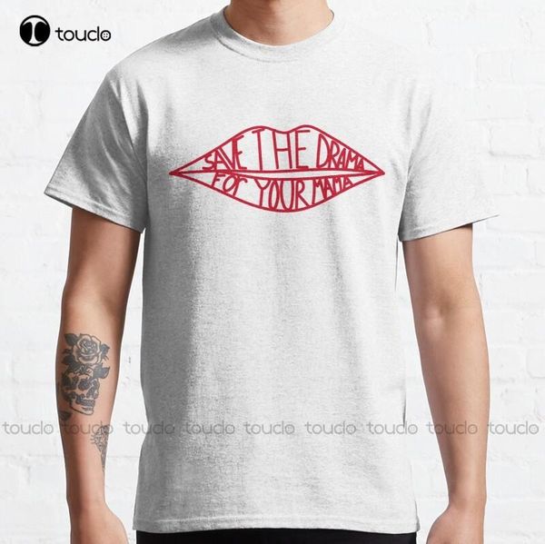men's t-shirts save the drama for your mama classic t-shirt vintage shirt s-5xl cotton tee, White;black
men's t-shirts save the drama for your mama classic t-shirt vintage shirt s-5xl cotton tee, White;black