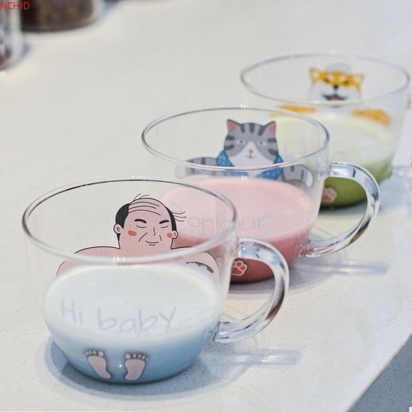 mugs 350ml creative cute cartoon glass mug breakfast mlik coffe cup household couple water pattern drinkware coffee
mugs 350ml creative cute cartoon glass mug breakfast mlik coffe cup household couple water pattern drinkware coffee