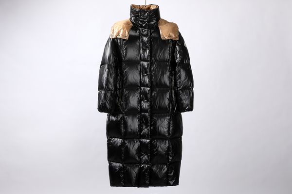luxury french women's down jacket designer brand mid-length glossy loose-fitting thick warm and cold-resistant coat, Black
luxury french women's down jacket designer brand mid-length glossy loose-fitting thick warm and cold-resistant coat, Black
