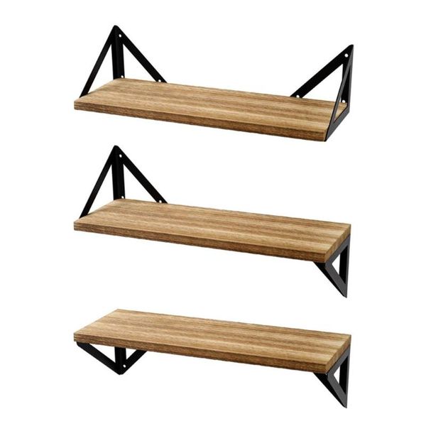 3pcs creative bathroom shelving wood storage rack hooks triangle iron art board wall shelf wooden shelf on the wall(wood color)
3pcs creative bathroom shelving wood storage rack hooks triangle iron art board wall shelf wooden shelf on the wall(wood color)