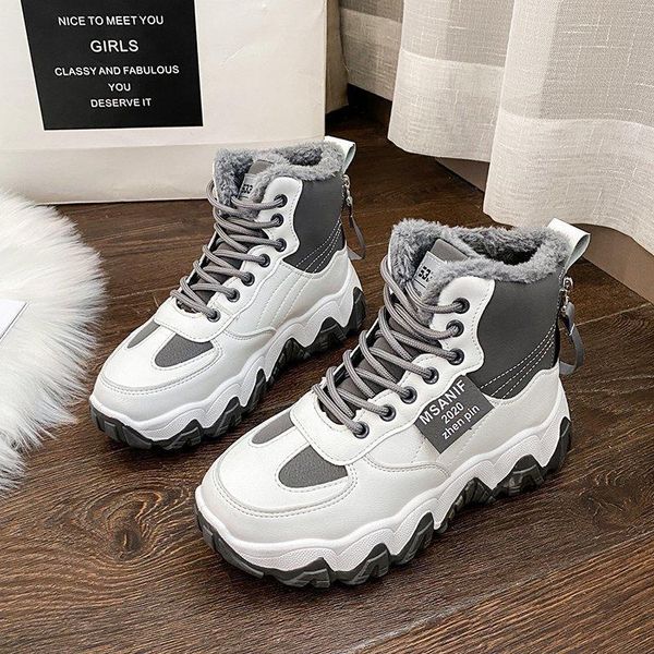 2021 new high fashion outdoor woman sneakers casual shoes women keeping warm platform non-slip leisure add cotton shoes, Black
2021 new high fashion outdoor woman sneakers casual shoes women keeping warm platform non-slip leisure add cotton shoes, Black