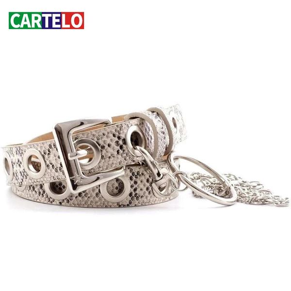belts cartelo cowhide belt snake pattern decorative chain snakeskin print for women gold square pin buckle waistban, Black;brown
belts cartelo cowhide belt snake pattern decorative chain snakeskin print for women gold square pin buckle waistban, Black;brown