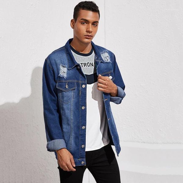 men's jackets brand fashion individuality creative leisure wash tattered business denim jacket mens streetwear, Black;brown
men's jackets brand fashion individuality creative leisure wash tattered business denim jacket mens streetwear, Black;brown