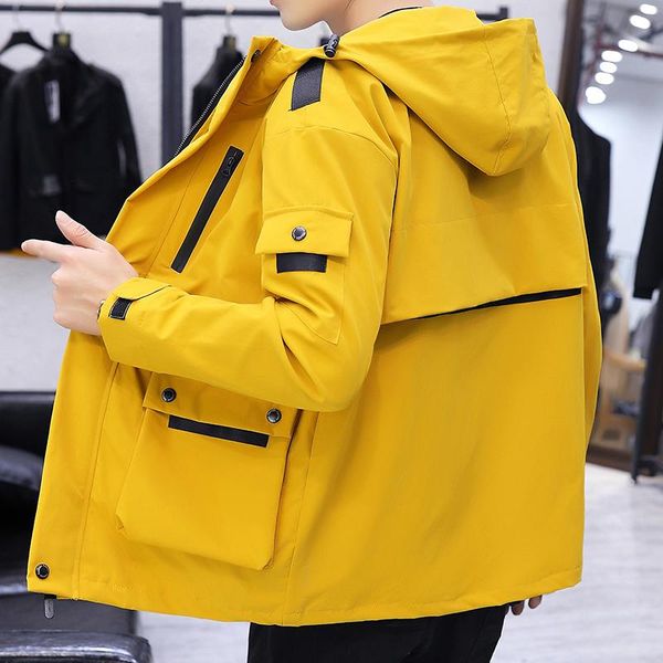 men's jackets jacket 2021 fashion slim fit casual zipper windbreaker male coat outwear brand clothing, Black;brown
men's jackets jacket 2021 fashion slim fit casual zipper windbreaker male coat outwear brand clothing, Black;brown