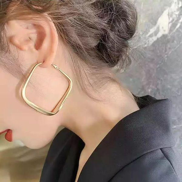 hoop & huggie big minimalist square zinc alloy hip hop style earrings for girls jewelry, Golden;silver
hoop & huggie big minimalist square zinc alloy hip hop style earrings for girls jewelry, Golden;silver