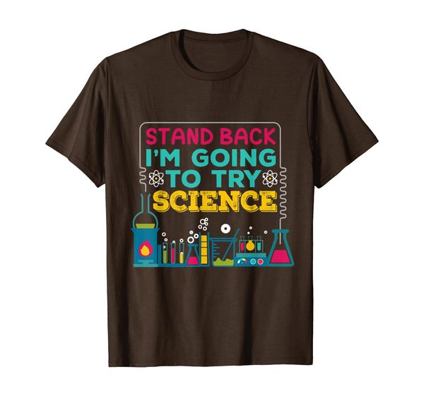funny t shirt, stand back, i'm going to try science, White;black
funny t shirt, stand back, i'm going to try science, White;black