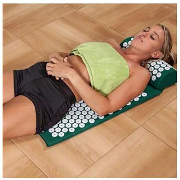 zk30 yoga mat non-slip acupressure cushion massage mat body pain spike fitness pilates exercise pillow gift bag applicator
zk30 yoga mat non-slip acupressure cushion massage mat body pain spike fitness pilates exercise pillow gift bag applicator
