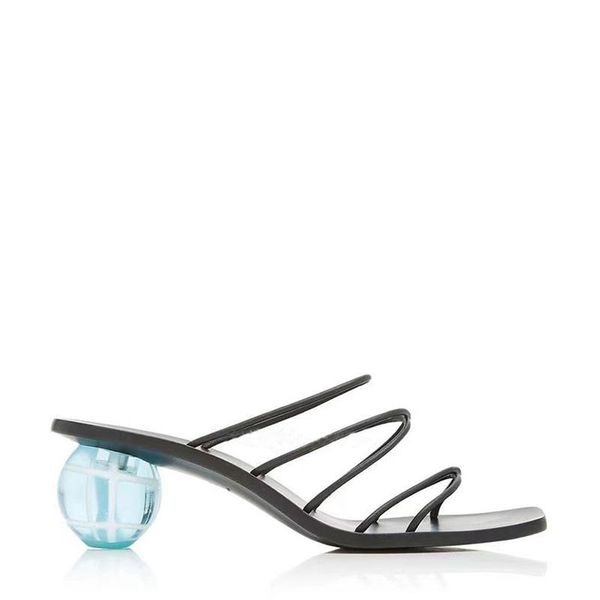sandals novelty strange heels women 2021 fashion luxury syle shoes femal spherical square toe one stap simple style, Black
sandals novelty strange heels women 2021 fashion luxury syle shoes femal spherical square toe one stap simple style, Black