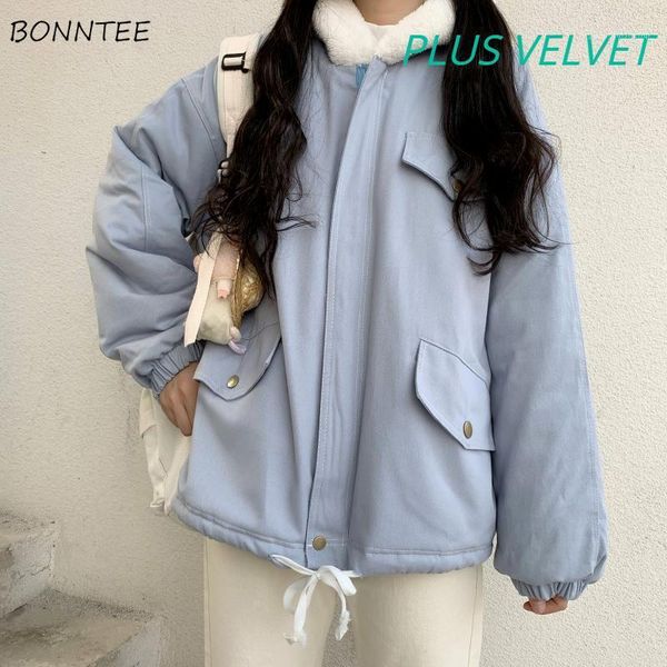 short style parkas women solid hooded simple warm winter coat fashion loose streetwear koran all-match outwear harajuku women's down, Black
short style parkas women solid hooded simple warm winter coat fashion loose streetwear koran all-match outwear harajuku women's down, Black