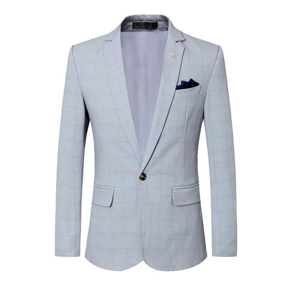 men's suits & blazers jacket for men four seasons suit slim edition business casual fashion formal coat plaid single button colors s-5x, White;black
men's suits & blazers jacket for men four seasons suit slim edition business casual fashion formal coat plaid single button colors s-5x, White;black