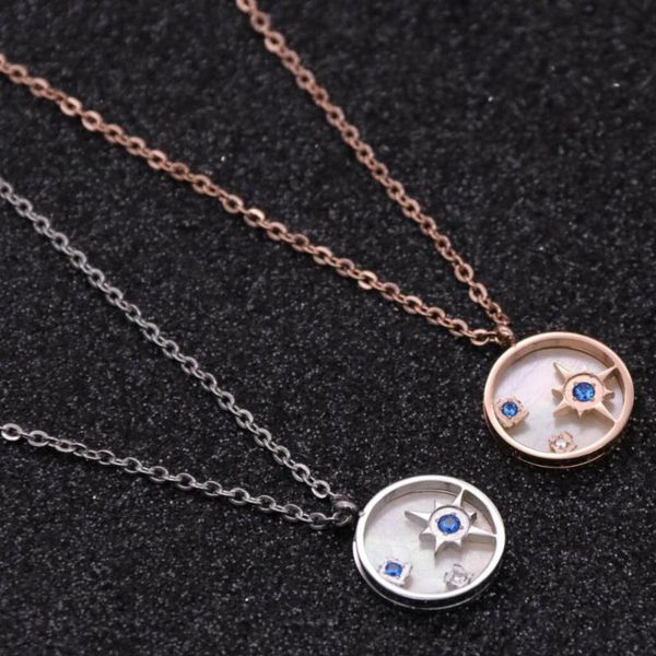 pendant necklaces eonn003 2 colors stainless steel round shell necklace fashion birthday gift jewelry, Silver
pendant necklaces eonn003 2 colors stainless steel round shell necklace fashion birthday gift jewelry, Silver