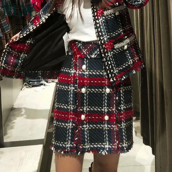 skirts nlw high waist plaid button women blend feminino mini casual short winter tweed skirt, Black
skirts nlw high waist plaid button women blend feminino mini casual short winter tweed skirt, Black