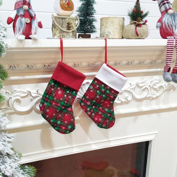 christmas decorations 1pc stockings fabric santa claus sock gift kids candy bag snowman deer pocket xmas decoration tree ornaments
christmas decorations 1pc stockings fabric santa claus sock gift kids candy bag snowman deer pocket xmas decoration tree ornaments