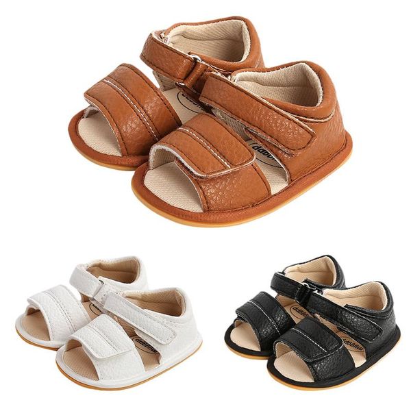 sandals 2021 baby leather sandals, outdoor anti-slip open toe infant flat shoes for boys girls,0-18months, Black;red
sandals 2021 baby leather sandals, outdoor anti-slip open toe infant flat shoes for boys girls,0-18months, Black;red