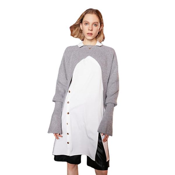 women's sweaters women both side wear big size knitting pullovers sweater round neck long sleeve fashion autumn winter 2021, White;black
women's sweaters women both side wear big size knitting pullovers sweater round neck long sleeve fashion autumn winter 2021, White;black
