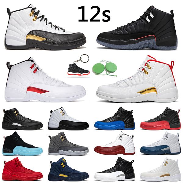 12s royalty basketball shoes jumpman 12 twist fiba utility grind reverse flu game university gold mens trainer, White;red
12s royalty basketball shoes jumpman 12 twist fiba utility grind reverse flu game university gold mens trainer, White;red