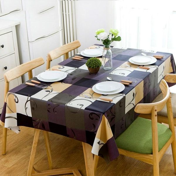 simple black white plaid waterproof pvc plastic tablecloth for table table oilproof fabric retangle l decor cover
simple black white plaid waterproof pvc plastic tablecloth for table table oilproof fabric retangle l decor cover