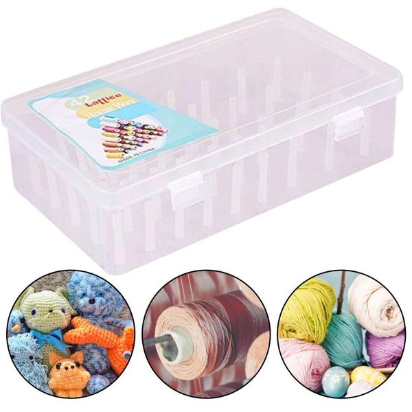 other arts and crafts empty sew threads box container case holder 42 spools pole with support poles for storage 23.7x13.7x6.6cm
other arts and crafts empty sew threads box container case holder 42 spools pole with support poles for storage 23.7x13.7x6.6cm