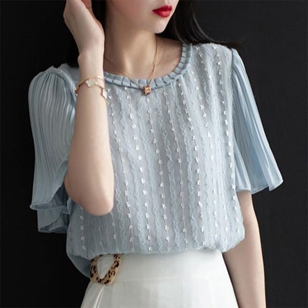 womens spring summer style chiffon blouses shirt womens solid color button o neck short sleeve casual v neck temperament dd8659, White
womens spring summer style chiffon blouses shirt womens solid color button o neck short sleeve casual v neck temperament dd8659, White