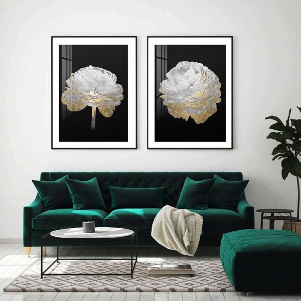white floral glam golden abstract poster nordic art botanical canvas painting print modern wall picture for living room decor
white floral glam golden abstract poster nordic art botanical canvas painting print modern wall picture for living room decor