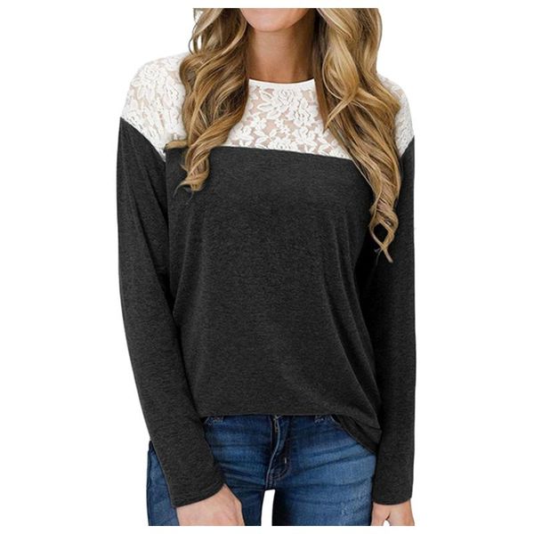 women's blouses & shirts women blouse lace stitching o-neck bud silk long sleeve plus size vintage autumn office lady shirt tunic blusa, White
women's blouses & shirts women blouse lace stitching o-neck bud silk long sleeve plus size vintage autumn office lady shirt tunic blusa, White