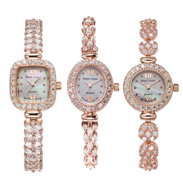 wristwatches royal crown lady women's watch japan quartz jewelry hours fine fashion clock claw-setting crystal bracelet luxury girl gif, Slivery;brown
wristwatches royal crown lady women's watch japan quartz jewelry hours fine fashion clock claw-setting crystal bracelet luxury girl gif, Slivery;brown