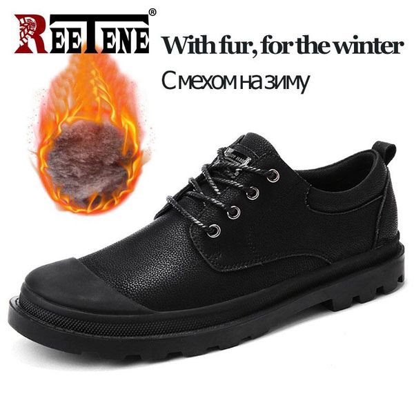 boots reetene warm winter men genuine leather ankle fashion shoes outdoor comfortable driving, Black
boots reetene warm winter men genuine leather ankle fashion shoes outdoor comfortable driving, Black