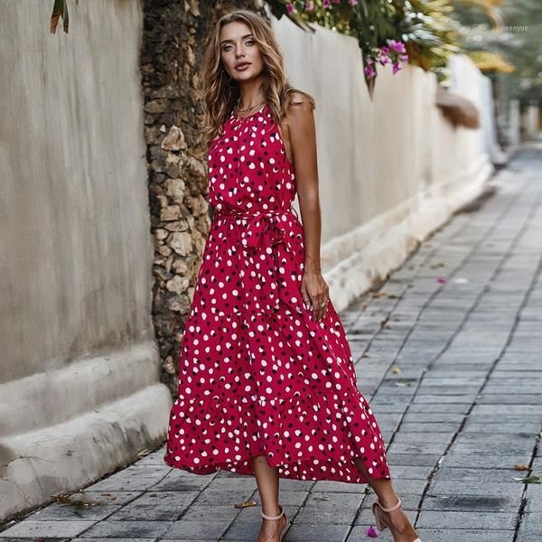 bohemian sleeveless dresses women polka dot printing holiday dress o neck maxi party club high-waist female 2021 casual, Black;gray
bohemian sleeveless dresses women polka dot printing holiday dress o neck maxi party club high-waist female 2021 casual, Black;gray