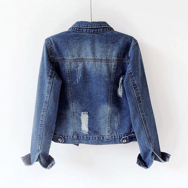 spring plus size slim vintage washed blue frayed denim women chaqueta mujer short jeans jacket female student outerwear 2jhy, Black;brown
spring plus size slim vintage washed blue frayed denim women chaqueta mujer short jeans jacket female student outerwear 2jhy, Black;brown
