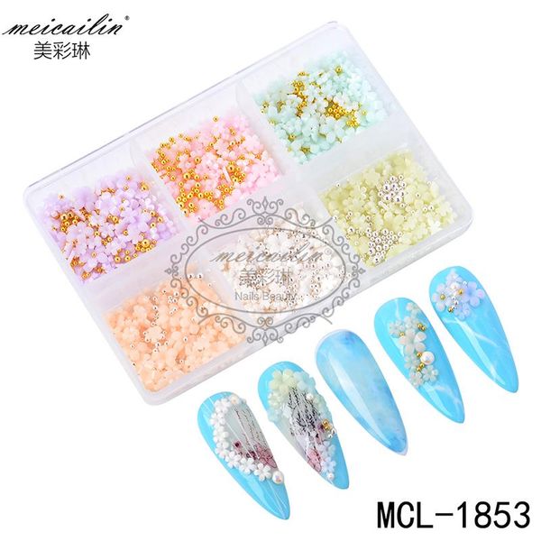 nail art decorations 1 box 3d mix gold silver multi-size caviar five-petal 6 color acrylic flower rhinestone manicure diy tips, Silver;gold
nail art decorations 1 box 3d mix gold silver multi-size caviar five-petal 6 color acrylic flower rhinestone manicure diy tips, Silver;gold