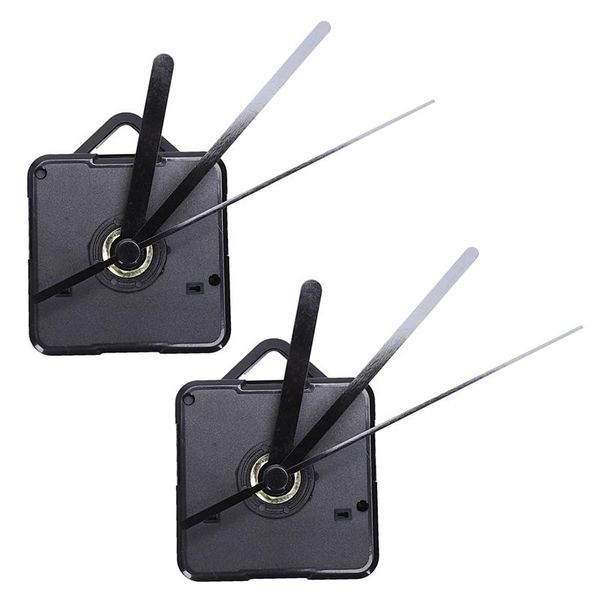 repair tools & kits 2 pack replacement wall clock parts pendulum movement mechanism quartz with hands fittings kit(black) 
repair tools & kits 2 pack replacement wall clock parts pendulum movement mechanism quartz with hands fittings kit(black)
