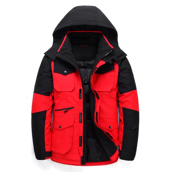 2021 Winter New Men's Korean White Down Jacket Thick Warm Fashion Hooded Coat Male Brand Large Size 4xl 5xl C0dk, Black
2021 Winter New Men's Korean White Down Jacket Thick Warm Fashion Hooded Coat Male Brand Large Size 4xl 5xl C0dk, Black