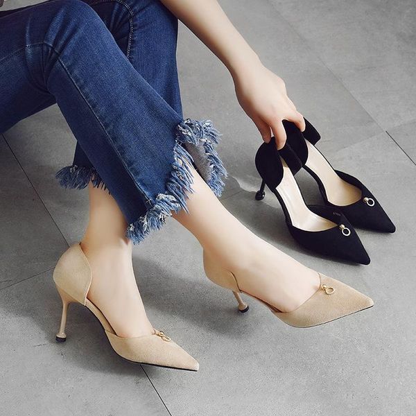 dress shoes lianhuaxiang korean women pumps fashion high-heeled sweet elegant high heel side hollow pointed, Black
dress shoes lianhuaxiang korean women pumps fashion high-heeled sweet elegant high heel side hollow pointed, Black
