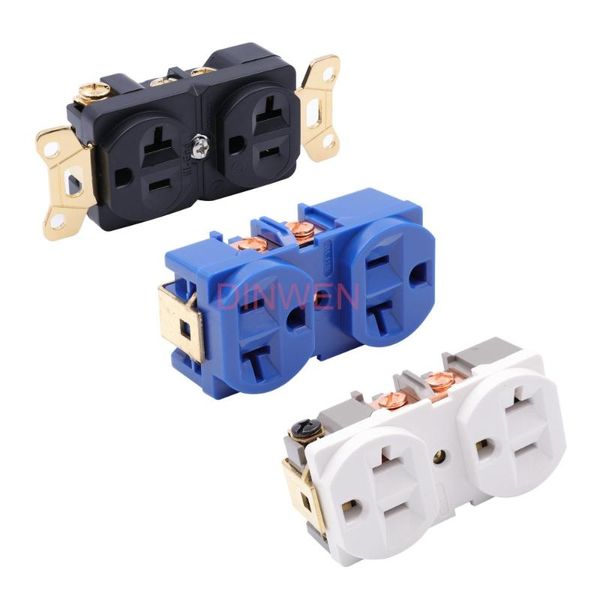 smart power plugs dual mains ac connector brass us socket receptacle electric outlet panel wall plate pvc insulator hifi audio diy
smart power plugs dual mains ac connector brass us socket receptacle electric outlet panel wall plate pvc insulator hifi audio diy