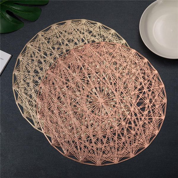 mats & pads pvc placemats non-slip dining table bowl kitchen hollow out heat cup wine tableware mat decoration gold 2021
mats & pads pvc placemats non-slip dining table bowl kitchen hollow out heat cup wine tableware mat decoration gold 2021