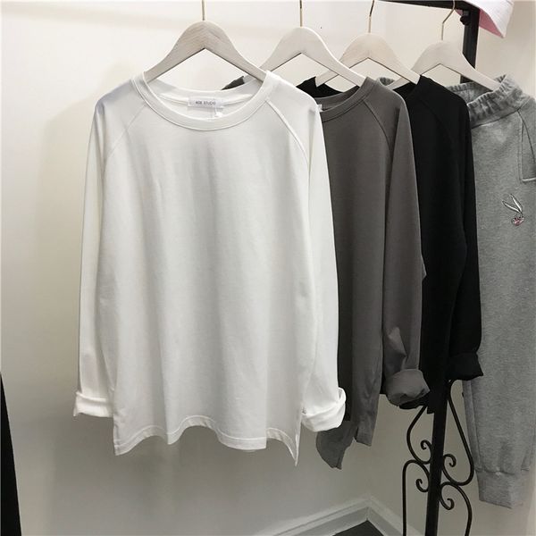 2021 new women long sleevet shirts streetwear female oversized tee shirt harajuku t-shirt 29th, White 
2021 new women long sleevet shirts streetwear female oversized tee shirt harajuku t-shirt 29th, White