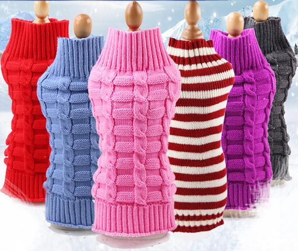 dog apparel fashion winter wool sweater simple twisted rope elasticity knitting for medium and big pets supplies
dog apparel fashion winter wool sweater simple twisted rope elasticity knitting for medium and big pets supplies