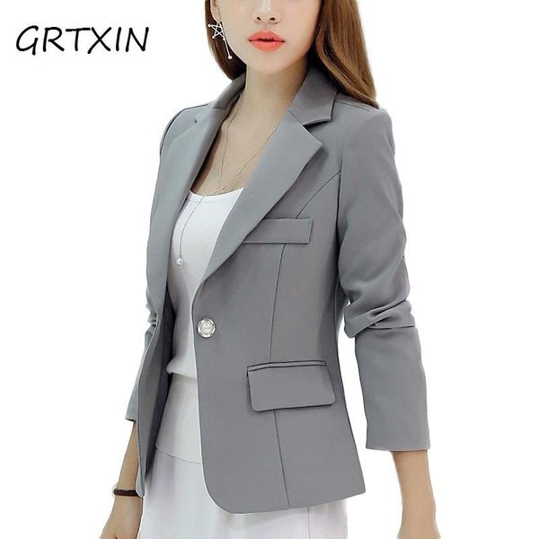 women's suits & blazers 2021 autumn winter women fashion plus size long sleeve solid color slim suit sling button notched blazer, White;black
women's suits & blazers 2021 autumn winter women fashion plus size long sleeve solid color slim suit sling button notched blazer, White;black