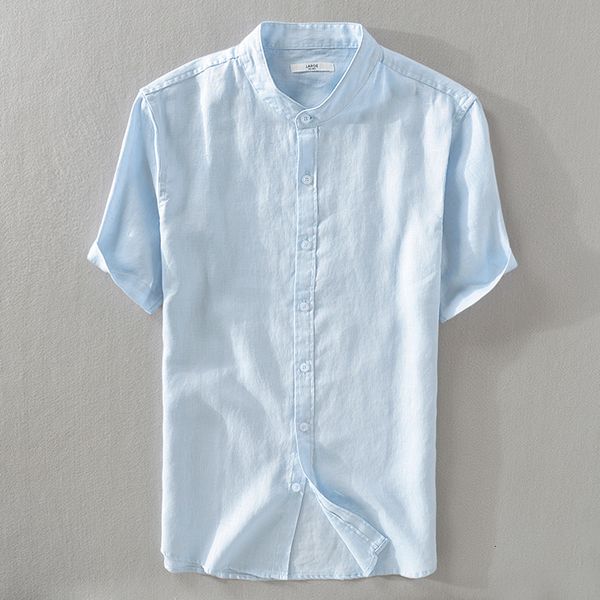 2021 new 100% linho gola azul dos marca vero de manga curta camisas casual para homens camisa da forma slida 931y, White
2021 new 100% linho gola azul dos marca vero de manga curta camisas casual para homens camisa da forma slida 931y, White