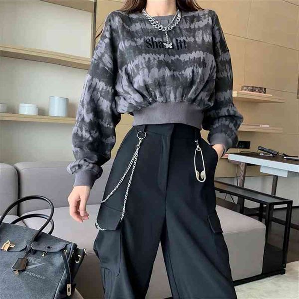 2021 spring fish scale pattern short long sleeve tie dyed sweater women's fashion ins korean loose bf lazy style top, Black
2021 spring fish scale pattern short long sleeve tie dyed sweater women's fashion ins korean loose bf lazy style top, Black