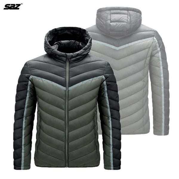saz fashion ultralight down jacket men's streetwear feather coats hooded packable warm men clothing 211015, Black
saz fashion ultralight down jacket men's streetwear feather coats hooded packable warm men clothing 211015, Black