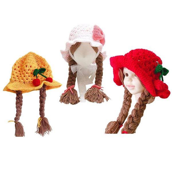 caps & hats handmade knitted baby girls wig hat infants pography props headwear born wigs brades kids crochet cap with plaits, Yellow
caps & hats handmade knitted baby girls wig hat infants pography props headwear born wigs brades kids crochet cap with plaits, Yellow