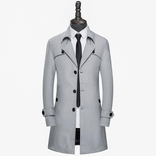 men's trench coats spring autumn men business long jacket casual windbreaker jackets standing collar coat male fashion thin overcoat, Tan;black
men's trench coats spring autumn men business long jacket casual windbreaker jackets standing collar coat male fashion thin overcoat, Tan;black