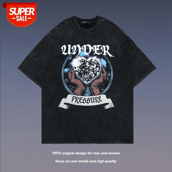 europe and the united states high street retro wash water distressed gray print loose t-shirt summer skateboard short sleeve #fu9q, White;black
europe and the united states high street retro wash water distressed gray print loose t-shirt summer skateboard short sleeve #fu9q, White;black