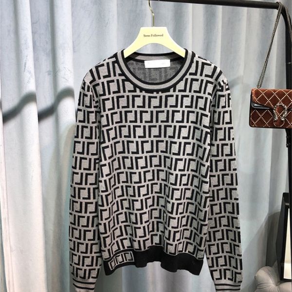 classic autumn and winter 2021 new presbyopia letter t-shirt jacquard round neck pullover elastic long sleeve sweater for womenli, White;black
classic autumn and winter 2021 new presbyopia letter t-shirt jacquard round neck pullover elastic long sleeve sweater for womenli, White;black